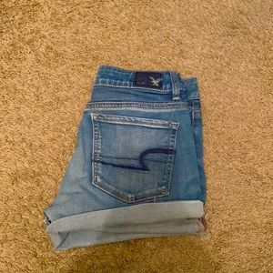 American Eagle Super Stretch Jean Shorts -Size 2